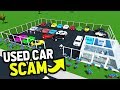 My USED CAR Dealership.. SCAMMED Buyers By RESPAWNING Cars (Roblox Bloxburg)