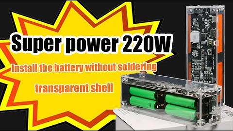 220W high power fast charging power bank
