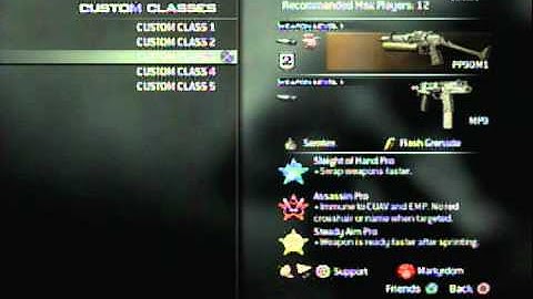 MW3 Custom Classes For Great Games