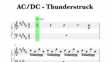 AC/DC - Thunderstruck Sheet Music