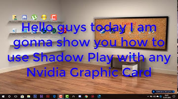 The very simplest way to use Nvidia Shadow Play.