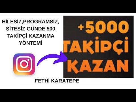 İNSTAGRAM TAKİPÇİ ARTTIRMA-GÜNDE 5000 TAKİPÇİ