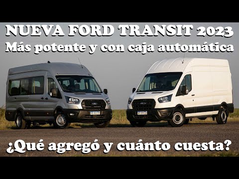 Nueva Ford Transit 2023: más potente y automática. LOS 3 DATOS QUE TENÉS  QUE CONOCER 