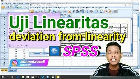 Uji Linearitas Deviation From Linearity || SPSS