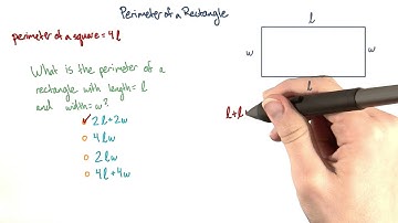 Perimeter of a rectangle - Intro Algebra Review