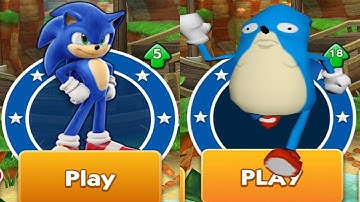 Sonic Dash vs Go Sanic Goo - All Characters All Bosses Defeated Eggman Zazz Gameplay 2023