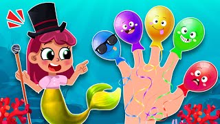 Finger Balloons Family | Color Challenge Dance For Baby & Nursery Rhymes by Comy Zomy