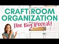 The BIG Reveal - How I Organized My Craft Room | Craft Room Tour