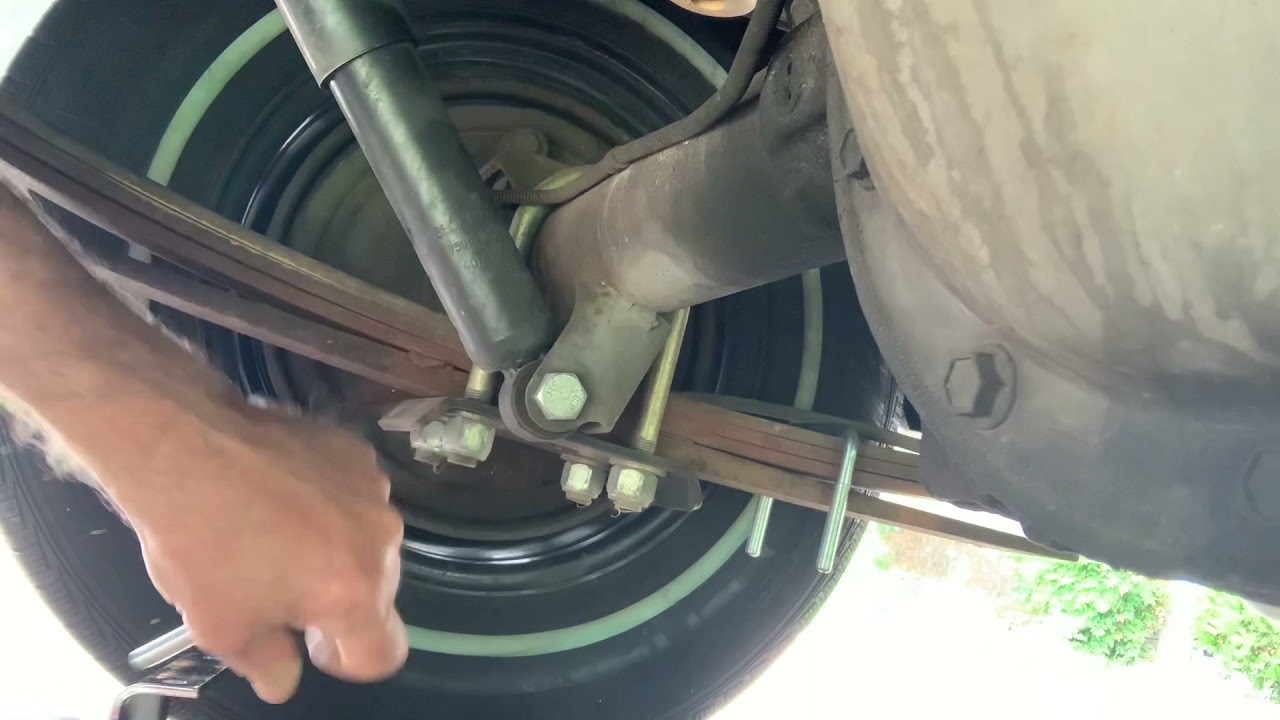 Installing traction bars/ stop the wheel hop YouTube