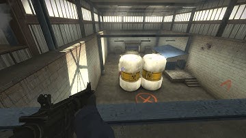 CS GO de_nuke пример флешки при выбивании А