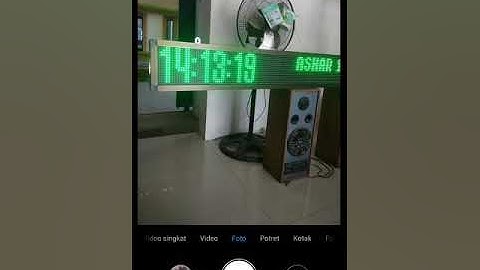 CARA Setting jam masjid digital running text LMNX lewat hp