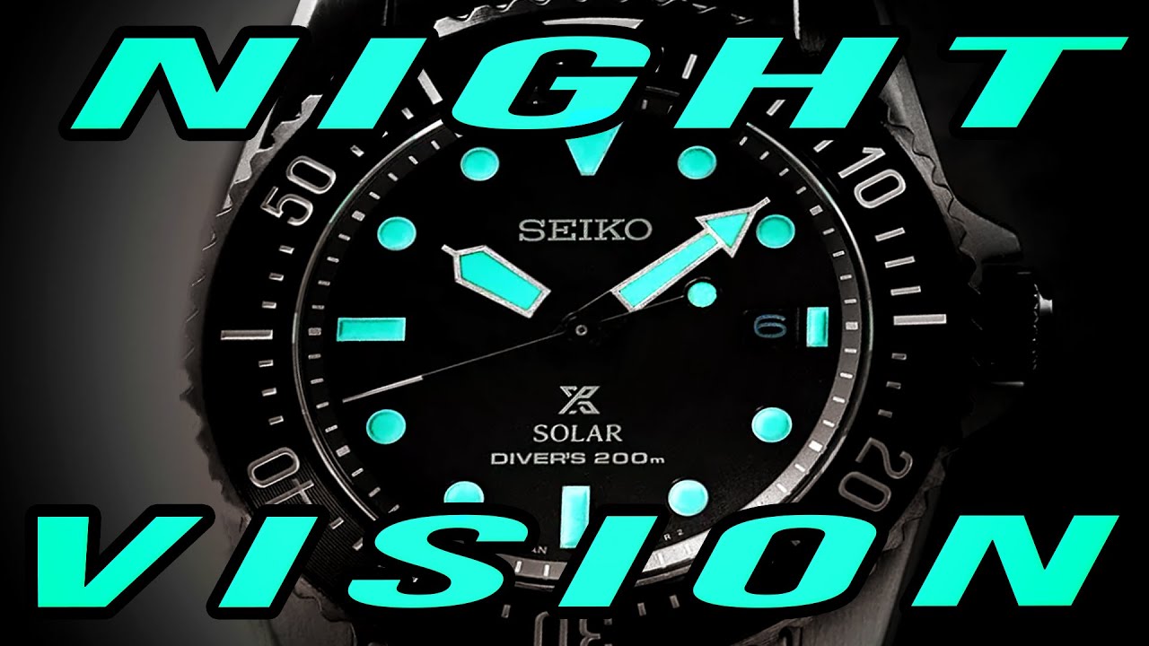 NEW Lume Formula from SEIKO? SNE587 NIGHT VISION - YouTube