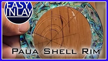 Turning a Segmented Paua Shell Rim | Easy Inlay Quick How-To