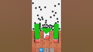 DRAW TO SMASH: Logic Puzzle vs HIDE BALL : Brain Teaser ASMR Gameplay Android iOS short.