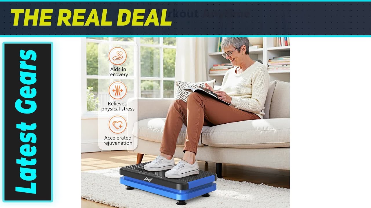 Виброплатформа AXV: потрясающая платформа для фитнеса всего тела!