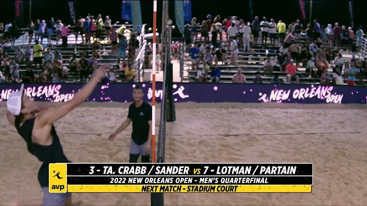 AVP NOLA 2022 | Crabb/Sander vs. Lotman/Partain | ...