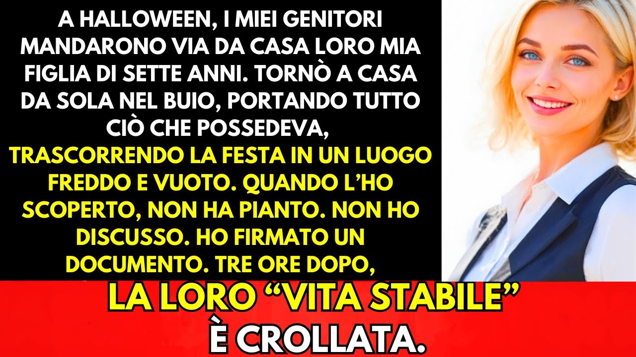 A Halloween Cacciarono Mio Figlio Di 7 Anni—Rimasi In Silenzio, Firmai Una Volta E Finì Tutto