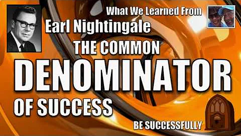 The common denominator of success