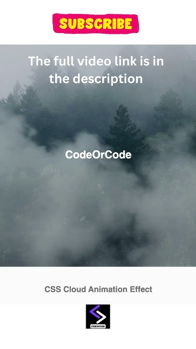 Cloud Moving Animation using HTML and CSS #htmlcss - YouTube