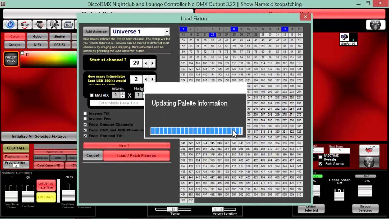 Disco Lighting Software Tutorial - Getting Started and Patching Fixtures -