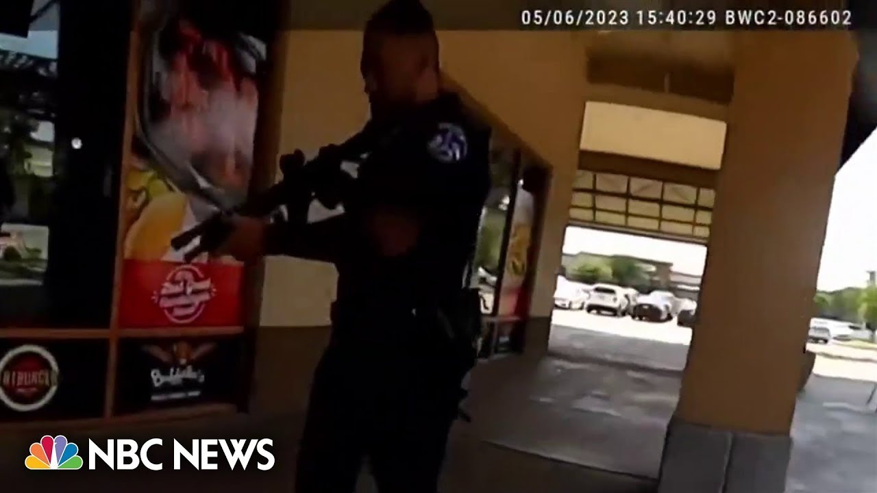 BREAKING: Police release bodycam footage of Texas mall shooting