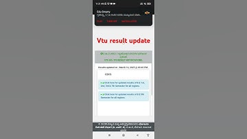 Vtu updated result of 1st,2nd, 3rd and 7th sem announced