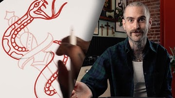 How to draw a TRADITIONAL SNAKE - with Austin Maples