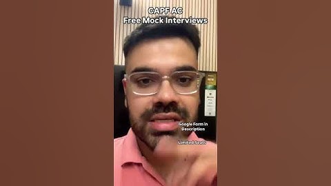 CAPF AC Free Mock Interviews I Experienced Interview Panel I Soumitro Chowdhary Ex-AC BSF #upsc#capf