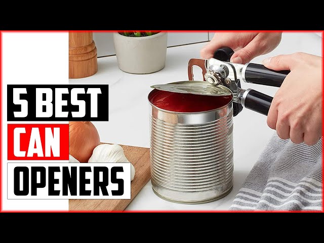 ADORIC Can Openers, Stainless Steel Manual Can Bottle Opener