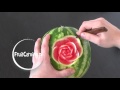 #43 How to make watermelon rose / Jak zrobić różę w arbuzie