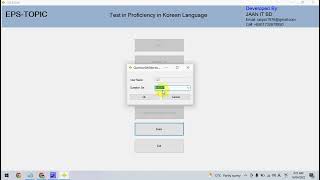 CBT Exam Software, EPS Topic Test of Proficiency in Korea screenshot 5