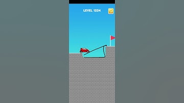 Draw Bridge puzzle level 1224 #drawing #game #gameplay #games #gaming #story1 #draw #trending#shorts