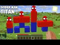 What is THE BEST WAY TO SPAWN A SUPER GIANT SPIDER MAN TITAN in Minecraft Animation? NEW SUPERHERO!