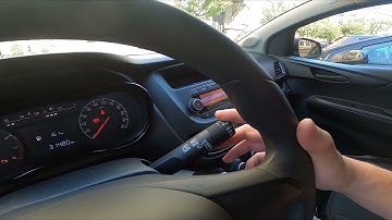 How to Enable or Disable Front Windshield Wipers in Opel Karl ( 2015 – 2018 )