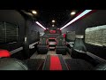 Mk83  custom black  red vip sprinter limo available to purchase