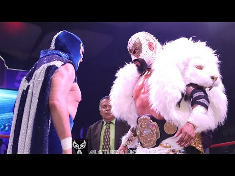 Blue Demon Jr. Vs DMT Azul, por el Campeonato Completo de IWRG