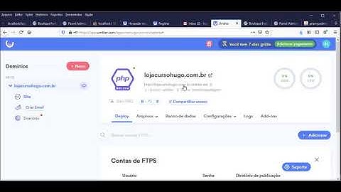 E-Commerce PHP7 e Mysql - Aula 06 - Testando envio de email