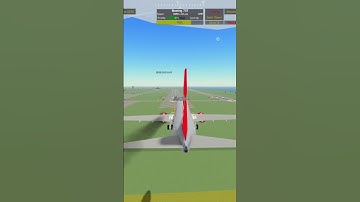 CRASHING A PLANE IN ROBLOX PTFS! // PTFS Roblox #shorts #short