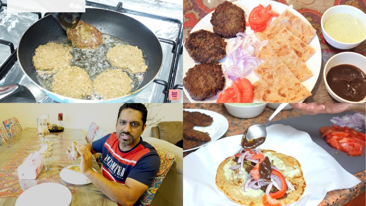 Today's Lunch Menu Beef Galouti kabab Silky Smooth Kebab Paratha