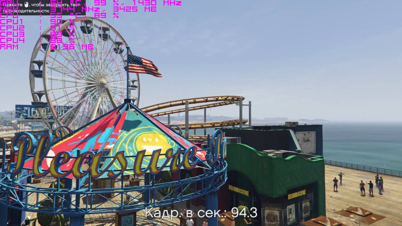 GTX 970 + i7 980x ( 4 core HT off ) GTA 5 test