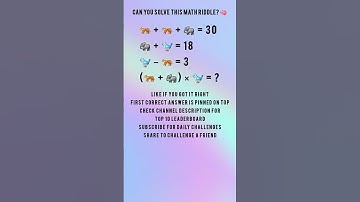 Only 1 in 10 people get this riddle right Can you solve it? #mathpuzzles