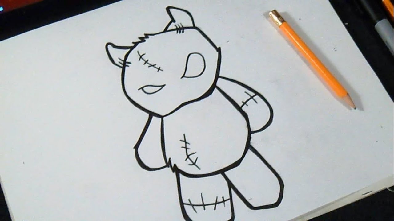 Cómo dibujar un Oso de Peluche (Graffiti) - thptnganamst.edu.vn