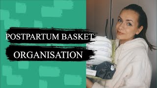 ORGANISE POST-PARTUM BASKET WITH ME!