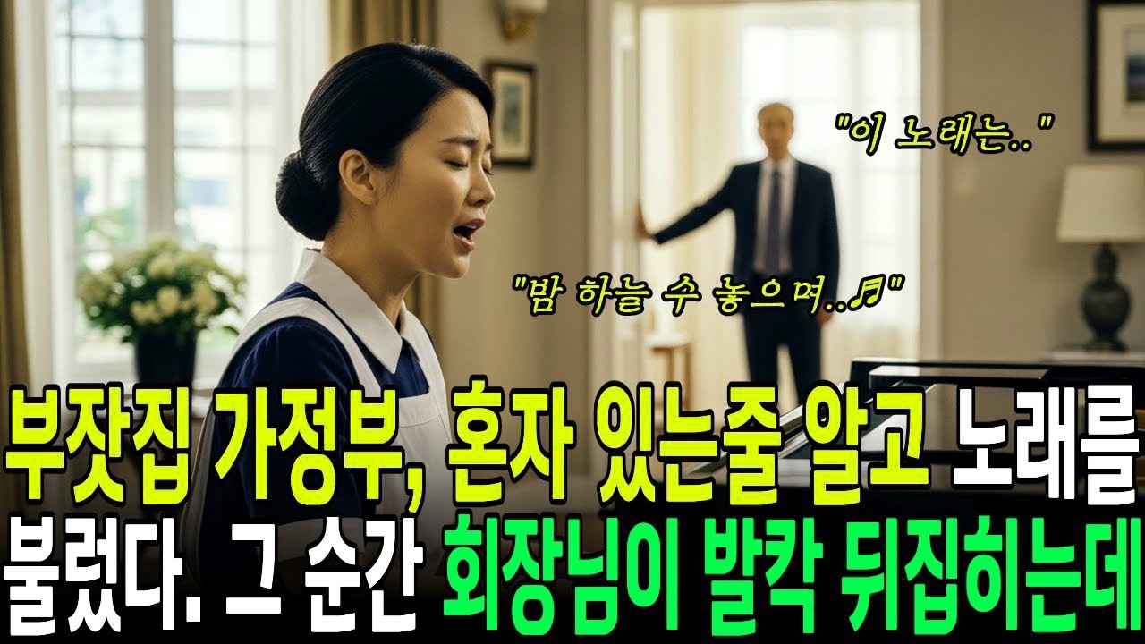 가정부가 피아노에 앉는 순간, 백만장자 할아버지가 숨을 멈춘 충격적인 이유ㅣ사연라디오ㅣ오디오북