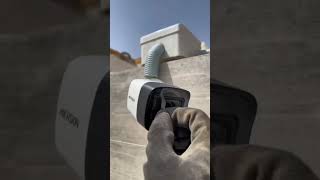 Hikvision 4MP tashqi kuzatuv kamerasi o‘rnatilishi | HD sifat, kechasi ham tiniq tasvir