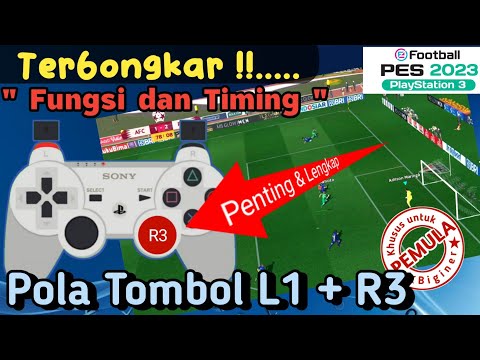 Terbongkar !! Fungsi Pola Tombol Rahasia // PES E Football 23 PS3 - PS4