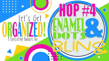 Craft Room Organizing || Let’s Get Organized YouTube Hop || Bling and Sequins