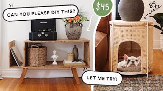 Creating DIY's YOU DM’d Me! ✨ 4 UNREAL DIY Furniture + Home Decor Projects (Budget Friendly)