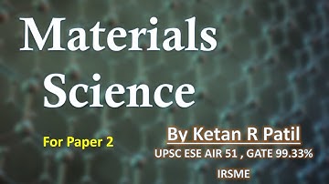 Material Science | Line defects & grains | By Ketan Patil
