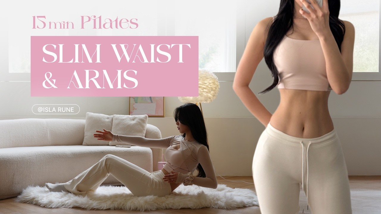 15 MIN Secret Pilates: Sculpt a Tiny Waist & Lean Arms (No Cap, It Works)